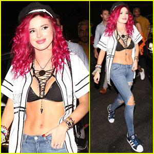 Bella Thorne Shows Off Her Super Toned Abs in Hollywood!